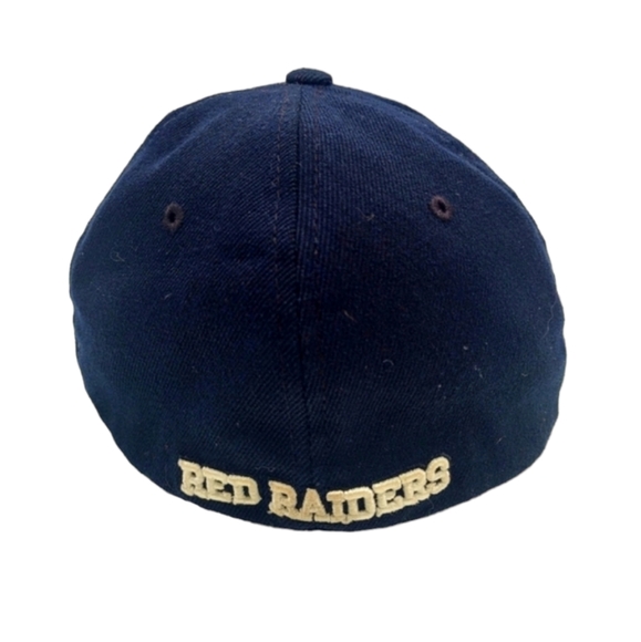 Zephyr Red & Black Embroidered Red Raiders Baseball Hat/Cap M/L - Picture 4 of 9